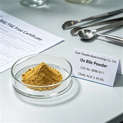 Pulbere de bilă de bou (CAS 8008-63-7)|Mai mare sau egal cu 45% acid colic|Xi'an Tihealth